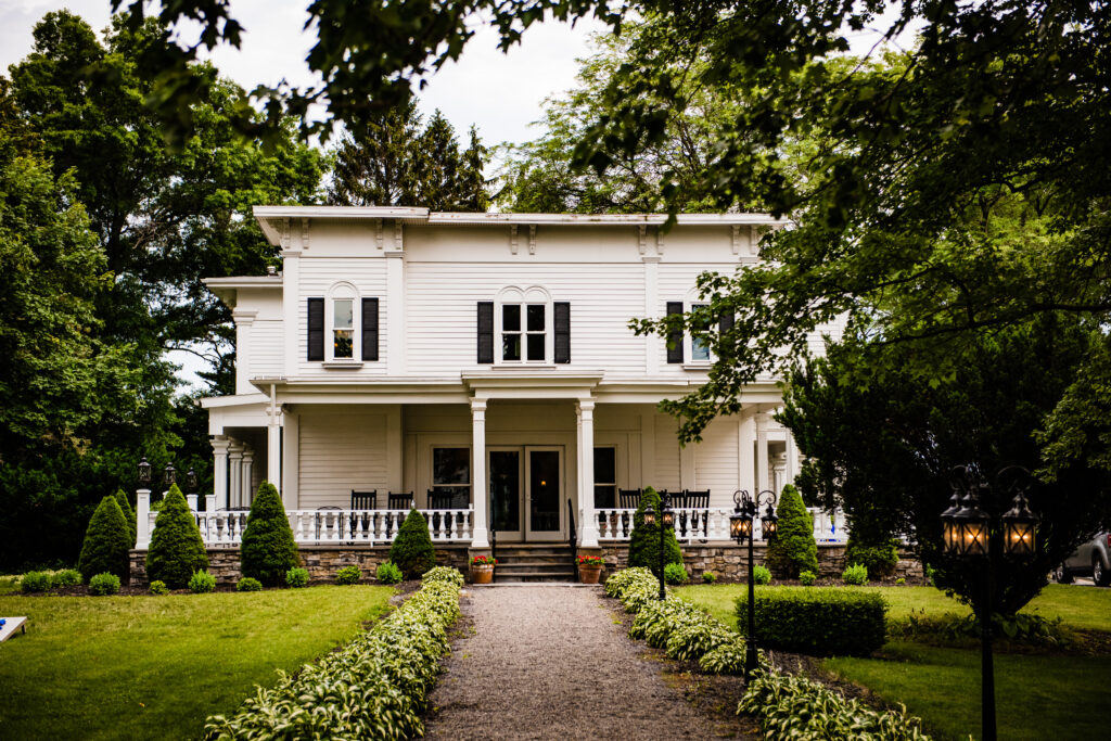 The John Joseph Inn, one of many beautiful finger lakes wedding venues. 